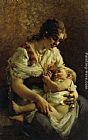 Egisto Lancerotto Motherly Love painting
